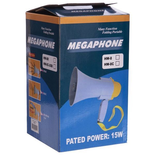 Гучномовець акумуляторний MEGAPHONE HW 8C 00017683 фото
