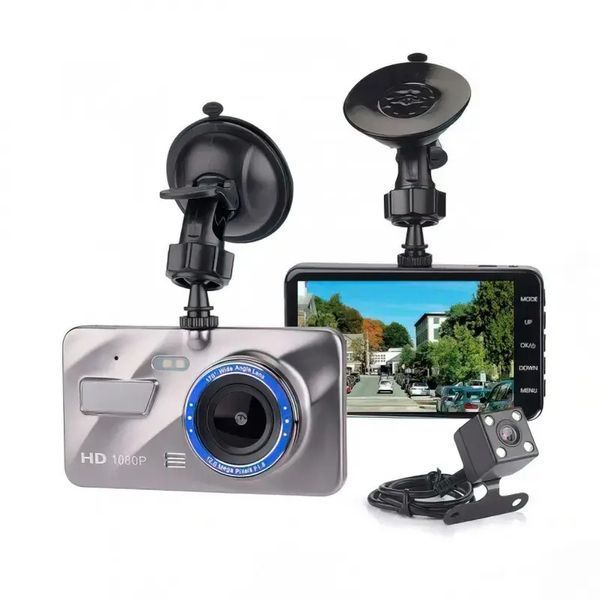 Видеорегистратор для автомобиля c задней камерой Dual Lens A10/F9/V2 Full HD 1080 H31 4,3 дюйма 00017165 фото