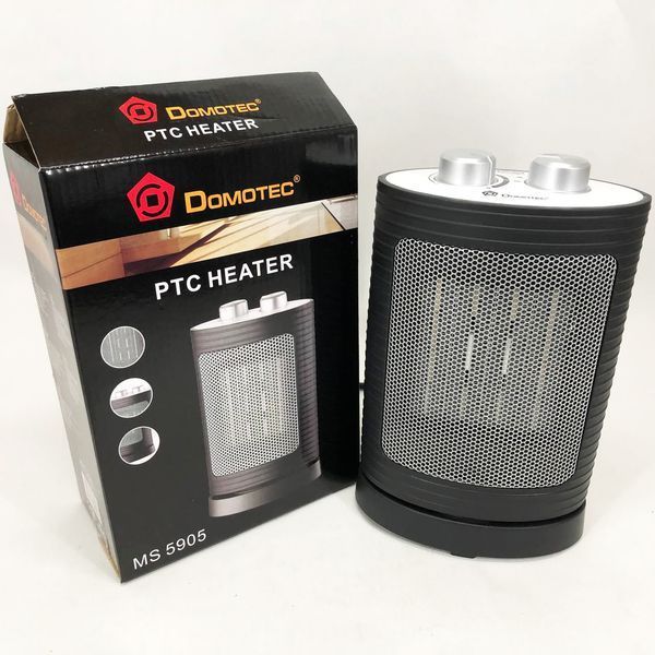 Дуйка DOMOTEC MS-5905 Ceramic 1500 Вт, тепловентилятор, обогреватель электрический, дуйчик обогреватель 00012656 фото