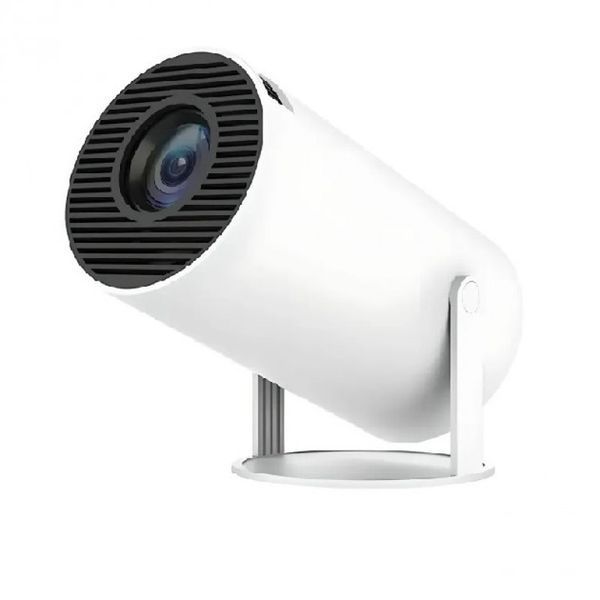 LED Проектор для дому портативний Смарт з WiFi, Bluetooth, Android 11, білий, 1280х720р 00012695 фото