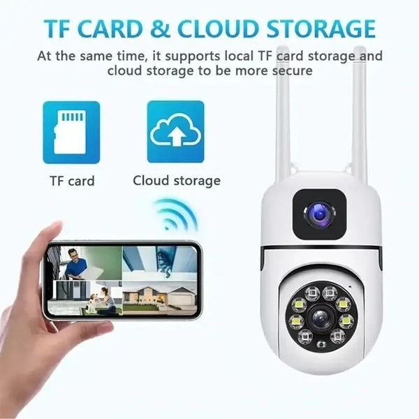 Уличная поворотная камера Dual Lens E10/V11 Wi-Fi с двумя объективами 00018061 фото