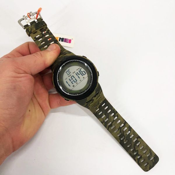 Годинник наручний чоловічий SKMEI 2070CMGNWT ARMY GREEN CAMO. Колір: камуфляж 00022131 фото