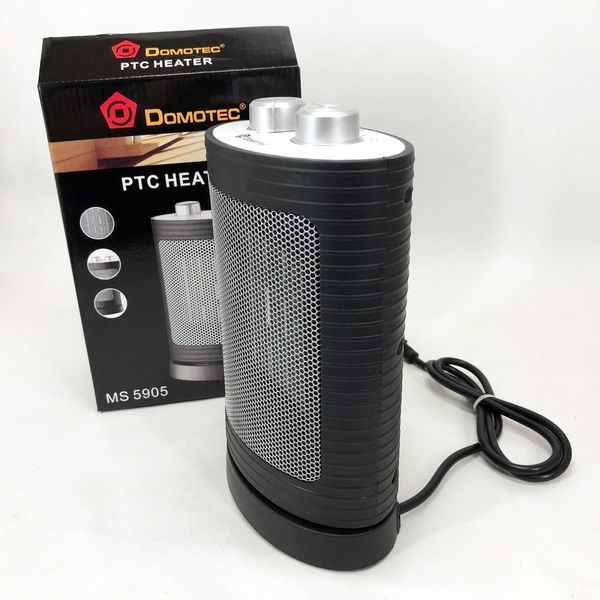 Дуйка DOMOTEC MS-5905 Ceramic 1500 Вт, тепловентилятор, обогреватель электрический, дуйчик обогреватель 00012656 фото