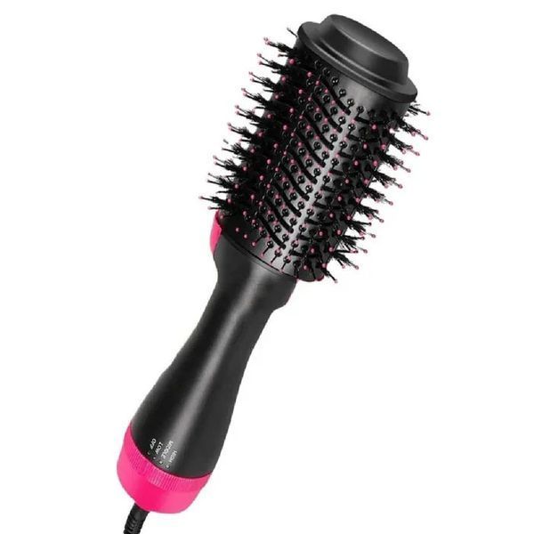 Фен Щетка расчёска 3в1 One step Hair Dryer 1000 Вт 3 режима выпрямитель для укладки волос стайлер с функцией ионизации 00014311 фото