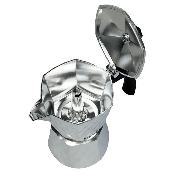 Гейзерна кавоварка Magio MG-1004 300 мл, гейзерна турка для кави, гейзерна кавоварка з нержавіючої сталі 00019884 фото