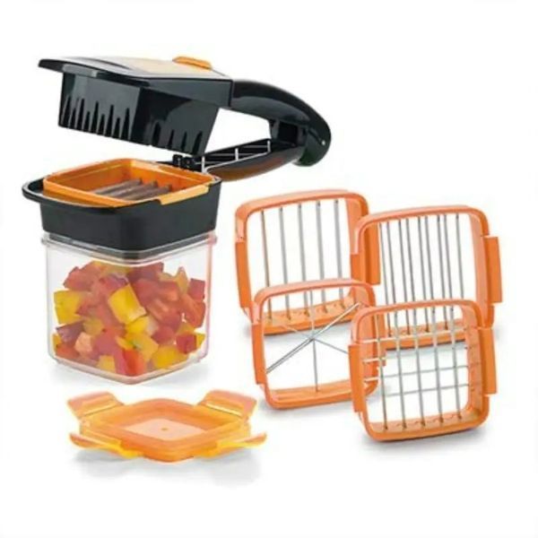 Овочерізка з контейнером 5 в 1 Nicer Dicer Quick 00020457 фото