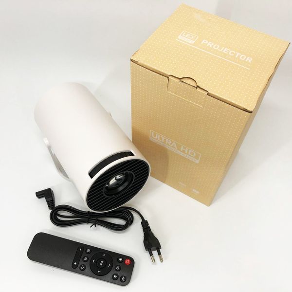 LED Проектор для дому портативний Смарт з WiFi, Bluetooth, Android 11, білий, 1280х720р 00012695 фото