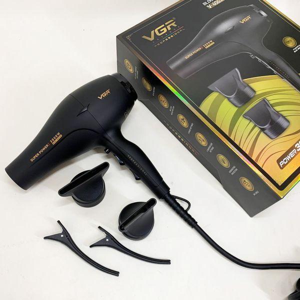 Фен VGR V-406 BLACK 3000Вт 00015424 фото