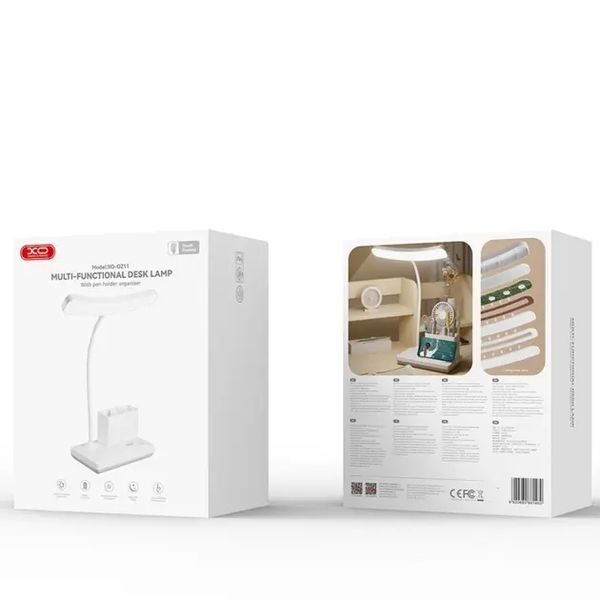 Настільна LED лампа на акумуляторі бездротова гнучка світлодіодна гнучка на робочий стіл зарядка від USB 00023279 фото