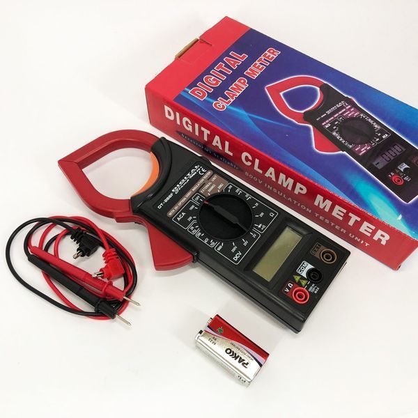 Мультиметр-клещи токоизмерительные цифровые DT-266F, Тестер измерения напряжения, Качественный мультиметр 00017276 фото