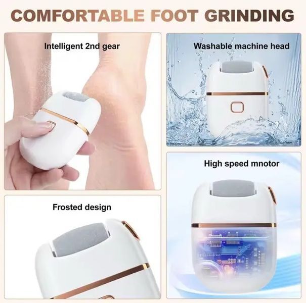Пемза електрична кишенькова Armor Grinder з LED-підсвічуванням для догляду за ногами 00021846 фото