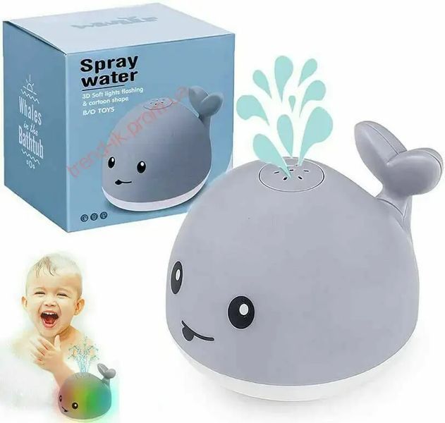 Игрушки для ванной для детей "Кит фонтан" Mini Whale Fountain плавающие игрушки для купания малышей 00016462 фото