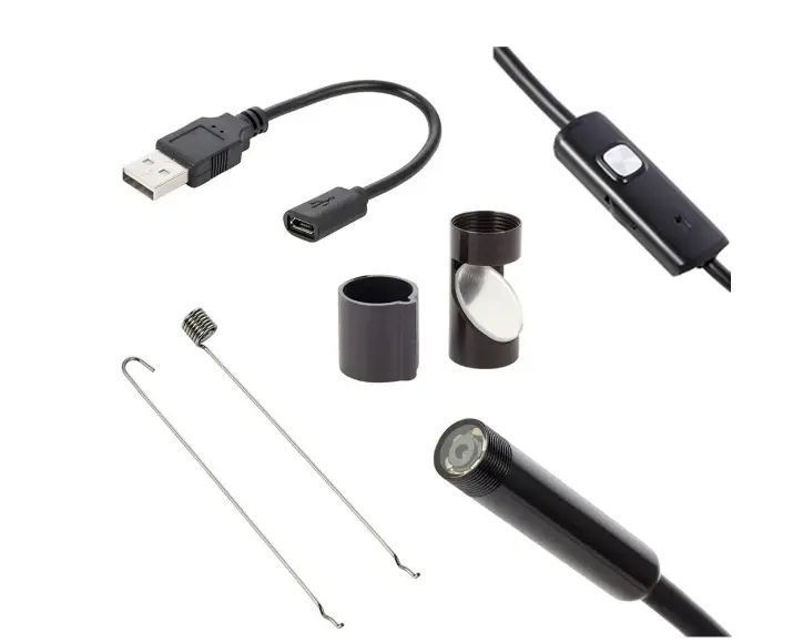 Камера Эндоскоп Android and PC Endoscope, гибкая USB-камера (100P) 2 метра 00018150 фото