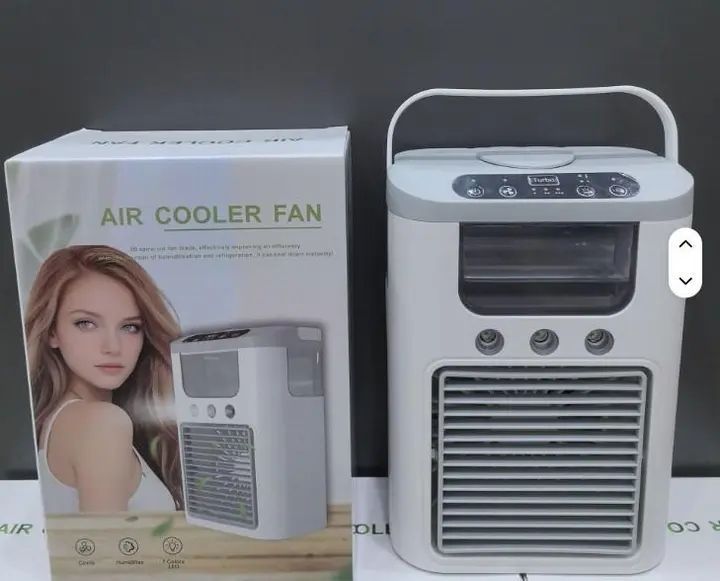 Вентилятор охолоджувач 3в1 Air Cooler Fan 1346 з USB-живленням, зволоженням та LED-підсвічуванням 00018576 фото
