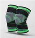 Наколенник бандаж коленного сустава knee support copper черно-зелёный фиксатор колена компрессионный от травм растяжений 00014742 фото 4