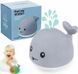 Игрушки для ванной для детей "Кит фонтан" Mini Whale Fountain плавающие игрушки для купания малышей 00016462 фото 9