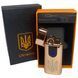 Электрическая и газовая зажигалка Украина с USB-зарядкой HL-431, Юсб зажигалка. Цвет: золотой 00023577 фото 14