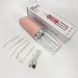 Ирригатор для чистки зубов и полости рта oral irrigator с аккумулятором и сменными насадками. цвет: розовый 00014508 фото 19