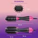 Фен Щетка расчёска 3в1 One step Hair Dryer 1000 Вт 3 режима выпрямитель для укладки волос стайлер с функцией ионизации 00014311 фото 26