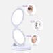 Зеркало для макияжа Large Mirror с LED-подсветкой, светящееся зеркало для макияжа. Цвет: белый 00015332 фото 1