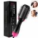 Фен Щетка расчёска 3в1 One step Hair Dryer 1000 Вт 3 режима выпрямитель для укладки волос стайлер с функцией ионизации 00014311 фото 12