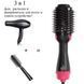 Фен Щетка расчёска 3в1 One step Hair Dryer 1000 Вт 3 режима выпрямитель для укладки волос стайлер с функцией ионизации 00014311 фото 13
