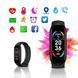Фітнес браслет FitPro Smart Band M6 (смарт годинник, пульсоксиметр, пульс). Колір: чорний 00022398 фото 6