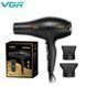 Фен VGR V-406 BLACK 3000Вт 00015424 фото 11