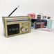 Радиоприёмник портативное радио Golon RX-381 аккумуляторный ретро колонка usb sd mp3 fm. Цвет: желтый 00017304 фото 5
