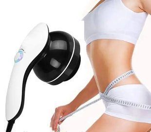 NEW Антицелюлітний масажер Body Massage, 4 насадки / Вібромасажер з ІЧ підігрівом / Масажер для тіла 00014650 фото