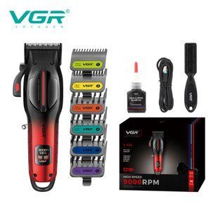 Аккумуляторная машинка для стрижки VGR V-026 RED. Цвет: красный 00014901 фото