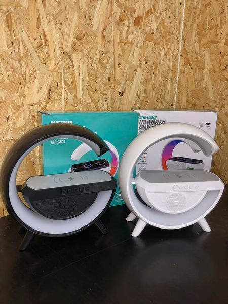 Розумний світильник/Нічник з бездротовою зарядкою для телефону/Bluetooth-колонка 00024414 фото
