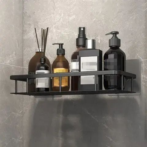 Полиця у ванну (30х13х5, 5см) STORAGE RACK AND197, настінна / Органайзер для ванної кімнати на стіну 00013829 фото