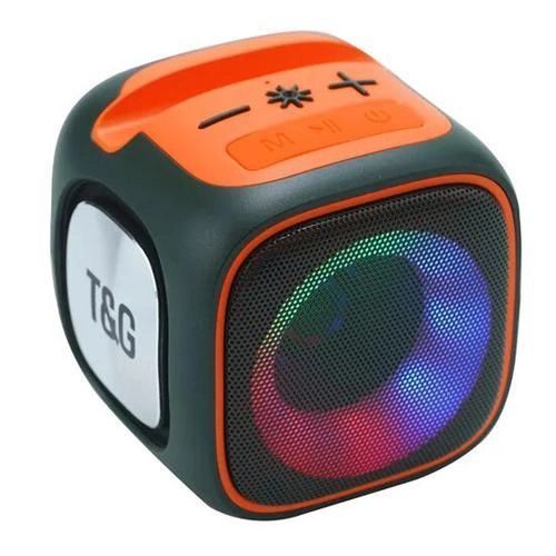 Портативна Bluetooth колонка TG359 7W з підсвічуванням RGB, акумуляторна колонка для музики. Колір: зелений 00017219 фото