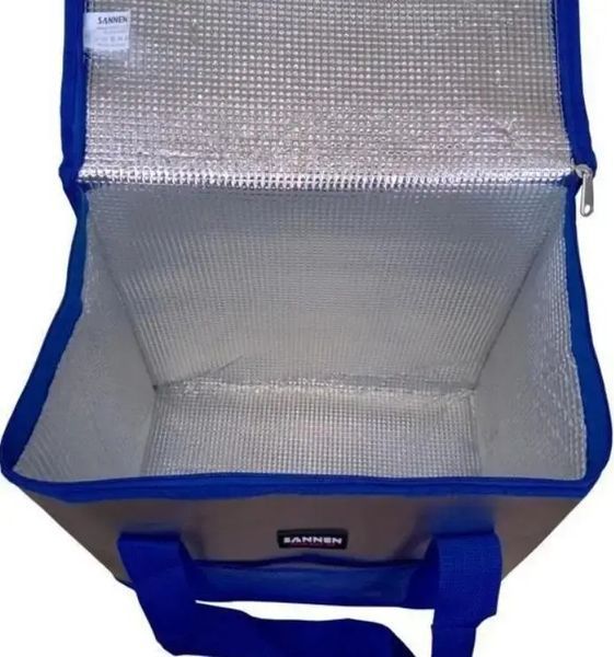 Туристическая термосумка WARM BAG MC-1059 на 25 л для продуктов и напитков 37&times;20&times;34 см Синяя 00013197 фото