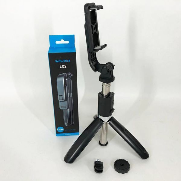 Универсальный штатив тренога для телефона Selfie Stick L02 Bluetooth монопод-трипод штатив селфи палка 00013294 фото
