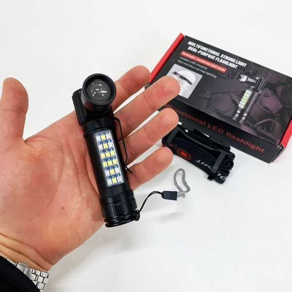 Світлодіодний ліхтар sy-2209-р50+18smd(rgb) 00023223 фото