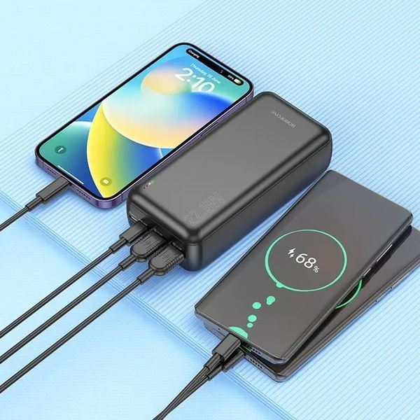Мобільний зарядний пристрій POWER BANK BOROFONE 30000MAH BJ 38B 00017881 фото