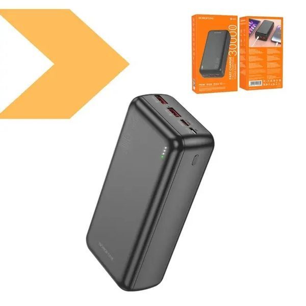 Мобільний зарядний пристрій POWER BANK BOROFONE 30000MAH BJ 38B 00017881 фото