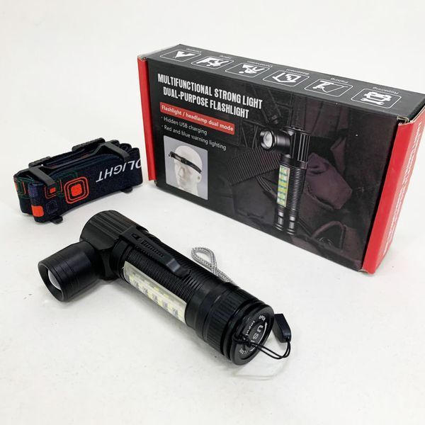 Світлодіодний ліхтар sy-2209-р50+18smd(rgb) 00023223 фото