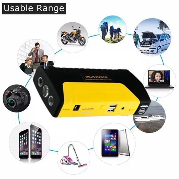 Пусковий автомобільний пристрій для акумулятора jump starter power bank 50800 mah 00016958 фото