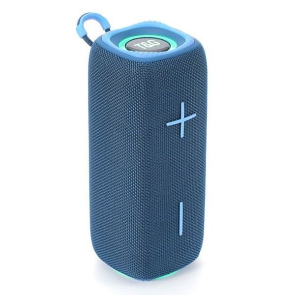 Портативная Bluetooth колонка TG654 8W с подсветкой, Аккумуляторная колонка для музыки. Цвет: синий 00017253 фото