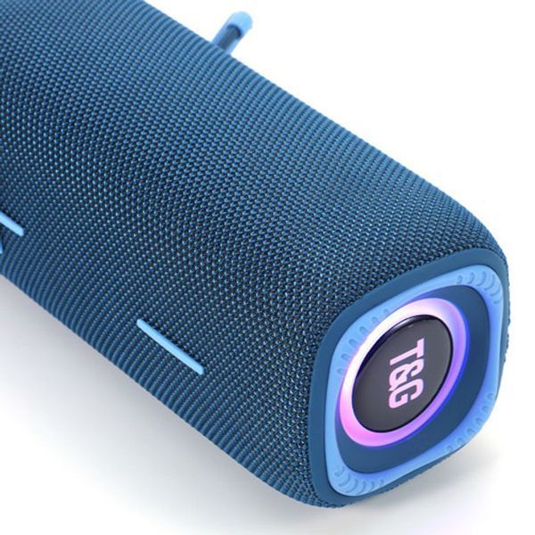 Портативная Bluetooth колонка TG654 8W с подсветкой, Аккумуляторная колонка для музыки. Цвет: синий 00017253 фото