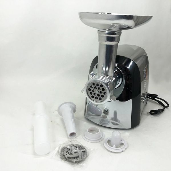Мясорубка Magio MG-269, 2400 W, мясорубка электрическая металл, мясорубка с металлическим редуктором 00018951 фото