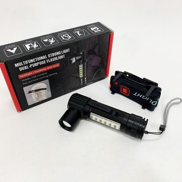 Світлодіодний ліхтар sy-2209-р50+18smd(rgb) 00023223 фото