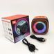 Портативна Bluetooth колонка TG359 7W з підсвічуванням RGB, акумуляторна колонка для музики. Колір: зелений 00017219 фото 5