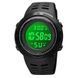 Часы наручные мужские SKMEI 1681BKBK ALL BLACK, армейские часы противоударные. Цвет: черный 00022052 фото 3