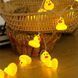 Гирлянда светодиодная для детской комнаты DUCK 1.5 м Гирлянда из 10 пластиковых мини-уточек 00015967 фото 1