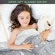 Светящийся в темноте плед плюшевое покрывало Blanket kids Magic Star 150х100 см флисовое одеяло. Цвет: серый 00012603 фото 19