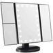 Зеркало тройное для макияжа Superstar Magnifying Mirror с LED-подсветкой прямоугольное с увеличением 00014752 фото 3